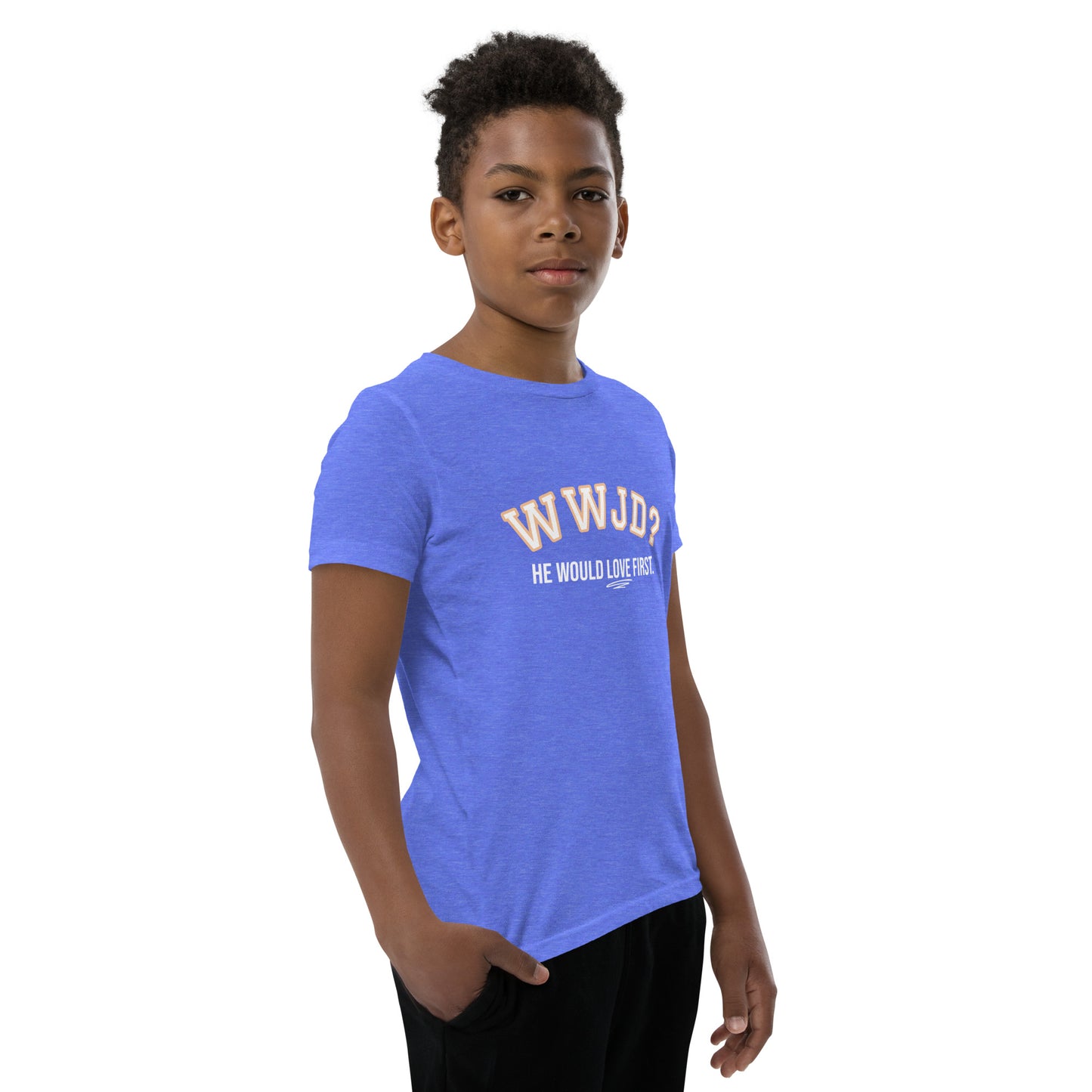 WWJD Youth Short Sleeve T-Shirt