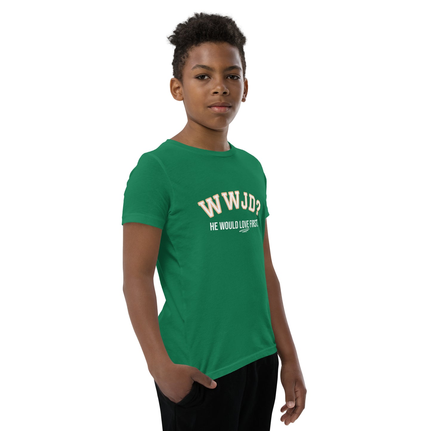 WWJD Youth Short Sleeve T-Shirt