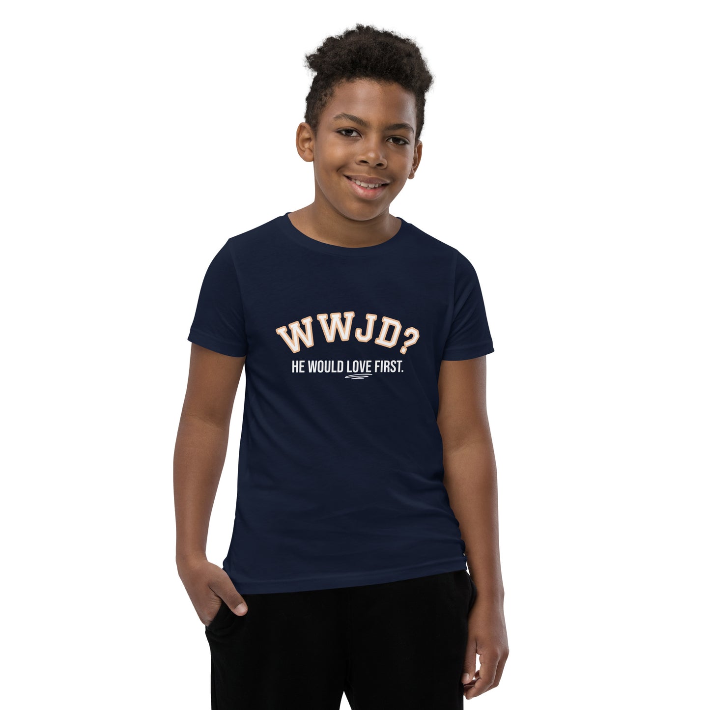 WWJD Youth Short Sleeve T-Shirt