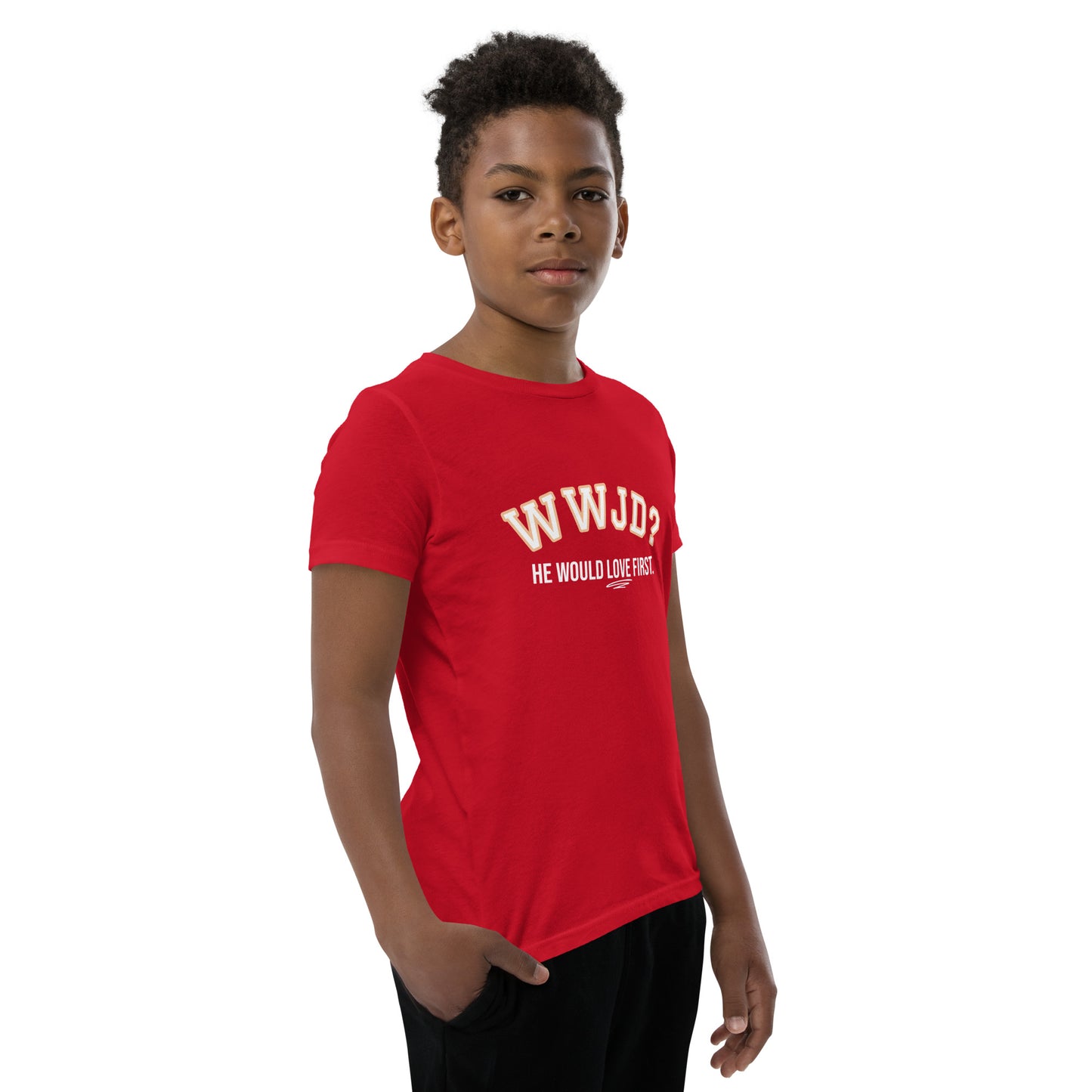 WWJD Youth Short Sleeve T-Shirt